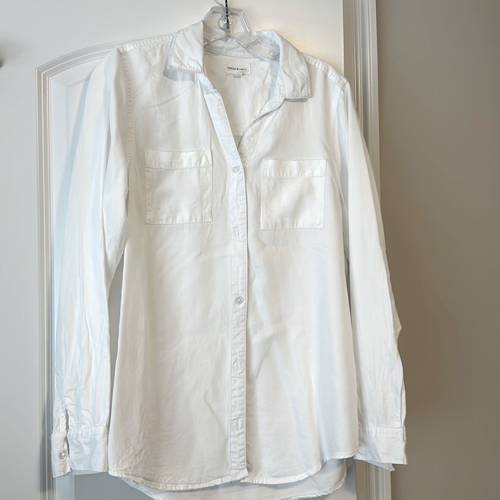 Thread & Supply White Blouse